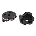 Miniatyrbilde 3 av 8: Styreknoke Portaldeksel Messing Portalhus Vekter for SCX10 III Capra 1/10 RC Crawler 2 stk