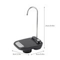 Miniatyrbillede 3 af 8: Elektrisk Vanddispenser Hjemmekontor Multifunktionel USB Tryk Vanddispenser
