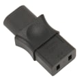 Pikkukuva 1 / 8: IEC320 C8 - IEC320 C9 -sovitin C8-uros C9-naarasmuunnin virtalähdepistoke AC 250V 6A 1500W