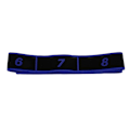 Miniatyrbild 3 av 8: Stretchband Träningsfunktion Elastisk Flexibel Polyester Bomull Material DIY Kombinationsanvändning Stretchingverktyg för Barn Blå