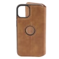 Miniatyrbild 8 av 8: Retro Mobiltelefon Flip- case Mobiltelefonhållare Plånbok Skyddande TPU- case för Iphone Brun för IPhone 11