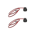 Pikkukuva 2 / 8: 2 Sarjaa RC Auto Valot LED Ajovalot Neliö Korkea Kirkkaus Kohdevalot 1/10 RC Tela-autolle