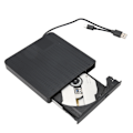 Pikkukuva 8 / 8: Ulkoinen CD- ja DVD-asema USB3.0 ja Type C -liitäntöjen kanssa, hiljainen ja nopea tiedonsiirto, CD- ja DVD-poltin ja -lukija kannettaville tietokoneille
