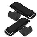Miniatyrbillede 7 af 8: 2 stk Fitness Vægtløftekrog NonSlip PullUps Power Lifting Grips Håndledsstropper