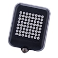 Miniatyrbilde 4 av 8: Sykkelbaklykt LED Blinklys Full Intelligent Sensing Autobrems USB Oppladbar Utendørsutstyr Svart