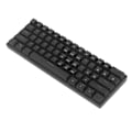 Miniatyrbild 7 av 8: Mekaniskt speltangentbord 61 röda strömbrytare Tangentbord Bärbart LED-bakgrundsbelyst minitangentbord för Windows PC Laptop