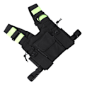Miniatyrbild 3 av 8: Gult reflekterande band Bröstsele Front Pack Påse case för UV-5R/82/9R/XR