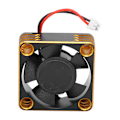 Pikkukuva 2 / 8: SURPASSHOBBY Sähkömoottorin jäähdytystuuletin 30x30mm 28000 RPM 58V Sopii 1/10 1/12 1/8 RC-autoon (musta kultainen)