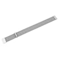 Miniatyrbilde 4 av 8: 20 mm metall netting klokkebånd i rustfritt stål hurtigutløser generell klokkerem for Galaxy Watch for Vivoactive HR for Amazfit GTS 2 Mini Silver
