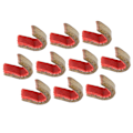 Miniatyrbilde 8 av 8: 10 stk Bueskyting Bue String Nock Messing Nocking Spenne Clip Jakt Buestreng Tilbehør