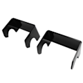 Miniatyrbilde 5 av 8: 2 stk. Langt Skateboard Oppbevaringsstativ Longboard Veggmontert Holder for Soverom Stue Svart