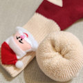 Miniatyrbild 7 av 8: Tjocka Bomullsstrumpor 3D Jultomte Dockstrumpor Mjuka Varma Söta Barnstrumpor för Höst Vinter M