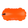 Miniatyrbilde 5 av 8: Svømmebøye Åpent vann Sikkerhet Svømming Livreddende Drift Bag for Svømmetrening Snorkling Vitality Orange