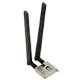 Pikkukuva 2 / 8: WiFi 6 langaton kortti kaksitaajuuksinen 2,4 GHz 5 GHz 1730 Mbps NGFF M.2 AX200NGW BT5.2 langaton verkkokortti 2 antennilla