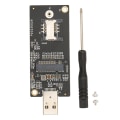 Pikkukuva 1 / 8: USB3.0 4G-moduulin sovitinkortti NGFF M.2 Key B - USB 3.0 -sovitin SIM-korttipaikalla 4G 5G -moduulille