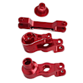 Miniatyrbilde 7 av 8: RC Styresett i Aluminiumlegering CNC Dekorativ Kompakt Lett RC Tilbehør for TRAXXAS 1/5 RC Bil Rød