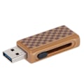 Miniatyrbillede 6 af 8: Flash Drive Bærbar Gittermønster Push Pull Thumb Memory Stick til Informationslagring Dataoverførsel PC Telefon Gitter 64GB