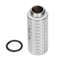 Miniatyrbillede 1 af 8: Forlængerfitting 40mm G1/4in Gevind Han til Hun Indvendig Sekskant Fastgørelse Vandkølingsfitting til Computer Vandkølesystem Sølv