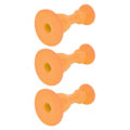 Miniatyrbild 7 av 8: 3 st tvättmaskinsdörrstopp frontlast tvättmaskin dörrhållare prop gummi för familjeanvändning orange