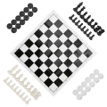 Pikkukuva 6 / 8: 2 in 1 -matkalautapelisetti Set shakki- ja set lapsille ja aikuisille