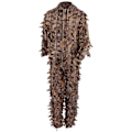 Pikkukuva 1 / 8: Ruskea villi naamiointi Ghillie-puku 3D-lehtitakit ja housusarja Set metsästykseen