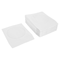 Miniatyrbillede 2 af 8: 100 stk. CD-hylstre 4,9 tommer brede med klart vindue, støvtæt, tykke, genanvendelige CD-konvolutter til 12 cm 4,7 tommer DVD-diske