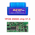 Pikkukuva 2 / 8: OBD2 V1.5 Bluetooth 5.1 -skanneri ELM327-autodiagnostiikkatyökaluun, yhteensopiva IOS- ja Android-autotunnistimien kanssa, sininen