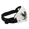Miniatyrbillede 6 af 8: Ski Goggles PC Gennemsigtige Linser UV Beskyttelse Vindtæt Justerbar Hovedbøjle Snowboardbriller til Mænd Kvinder Hvid Ramme