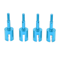 Miniatyrbillede 4 af 8: 4 stk. RC Diff Cup Differential Joint Cup Aluminium Opgraderingsdel til Tamiya TT02 1/10 RC Køretøj Blå