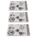 Miniatyrbilde 2 av 8: 3 stk klart stempel Unik design Resirkulerbare transparente pregingstempler for DIY Scrapbook Crafts