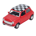 Pikkukuva 4 / 8: 1/32 Vetopeltiauto Simuloitu Söpö Seosajoneuvomalli Lelu Avattavilla Ovilla Automallikokoelman Koriste-esineille Punainen