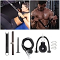 Miniatyrbild 6 av 8: Vikt-kabel-remskivsystem Gym-kabel-remskivtillbehör Hemmagym-utrustning för underarms- och axelstyrketräning