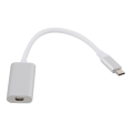 Pikkukuva 1 / 5: USB3.1 Typec - Mini DisplayPort -sovitin USBC - Mini DP -muunnin Macbookille, hopea