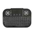 Miniatyrbild 2 av 8: 2,4 GHz mini trådlöst Bluetooth tangentbord med pekplatta Bakgrundsbelyst bärbart tangentbord Fjärrkontroll för bärbar PC TV Box