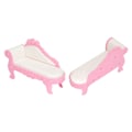 Miniatyrbillede 3 af 8: 1:12 skala dukkehus sofa miniature indretning simulation dukkehus møbler sofa til stue