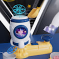 Miniatyrbillede 5 af 8: Børneflyvende Diske Launcher Rumskib Lærerig Udendørs Aktivitet Sød Konkurrencedygtig Trin På Flyvende Disk Legetøj Flyvende Disk Launcher Legetøj