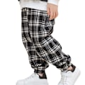 Miniatyrbillede 3 af 8: Børne Casual Jogger Bukser Varme Plysj Behagelige Bukser til Små og Mellemstore Børn Skole Daglig 130 til 115 til 125 cm / 45,3 til 49,2 tommer Højde