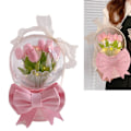 Miniatyrbillede 5 af 8: DIY Håndlavet Tulip Night Light Romantisk Soveværelse Sengen Sovelampe Ambient Lampe Bord Natlampe Pink