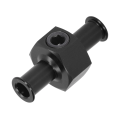 Miniatyrbillede 7 af 8: Brændstoftryksmåler Adapter T Form 3/8in Slangeport 1/8in NPT Fitting Universal Autodele Sort