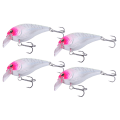 Miniatyrbilde 2 av 8: 4 stk kunstig simulering plast Minnow Crank Rock lokke agn fiske tilbehør5#