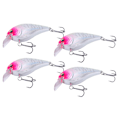 Pikkukuva 2 / 8: 4 kpl keinotekoinen simulaatiomuovi Minnow Crank Rock viehekalastustarvike5#