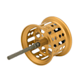 Miniatyrbillede 1 af 8: Baitcasting Fiskehjul Wire Cup Aluminiumslegering Micro Line Cup Spolespole til fiskeri DIY Modificeret Tilbehør Guld