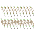 Miniatyrbilde 2 av 8: Olivenform Fjærfiskeutstyr Agn Kobberlegering Coil Inline Feeder lokker Bur