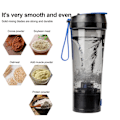 Miniatyrbilde 7 av 8: Elektriske Protein Shaker Flasker USB Oppladbar Bærbar Mikserkopp BPA-fri Shakerkopp for Protein Shakes