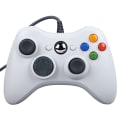 Miniatyrbillede 8 af 8: Kabelført controller Plug and Play Nøjagtig kontrol Ergonomisk design spilcontroller til PC Hvid