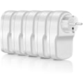 Miniatyrbild 1 av 7: FBA Monopolys ES9939F Smart Remote Socket 2 Drag 5 White Regulations (allmän europeisk standard)