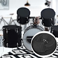 Miniatyrbild 4 av 8: 14 st Drum Practice Pad EBR Material Drum Mute Practicing Pad för spelare