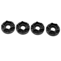 Pikkukuva 7 / 8: 4 kpl 12 mm pyörän kuusiokolonavan paksuus 10 mm 1/10 RC-automallille Yleiskäyttöinen 1,9 tuuman 2,2 tuuman pyörä