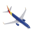 Miniatyrbild 4 av 8: Diecast Airliner Modell Barn Vuxen Legering Simulerad Flygplan Modell Dekoration för Hemmastudie Kontor