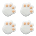 Miniatyrbilde 2 av 8: 12 stk hjørnebeskyttere i silikon med kattepoteform 3,8x3,8x1,9cm fleksible møbelhjørnebeskyttere i ren hvit